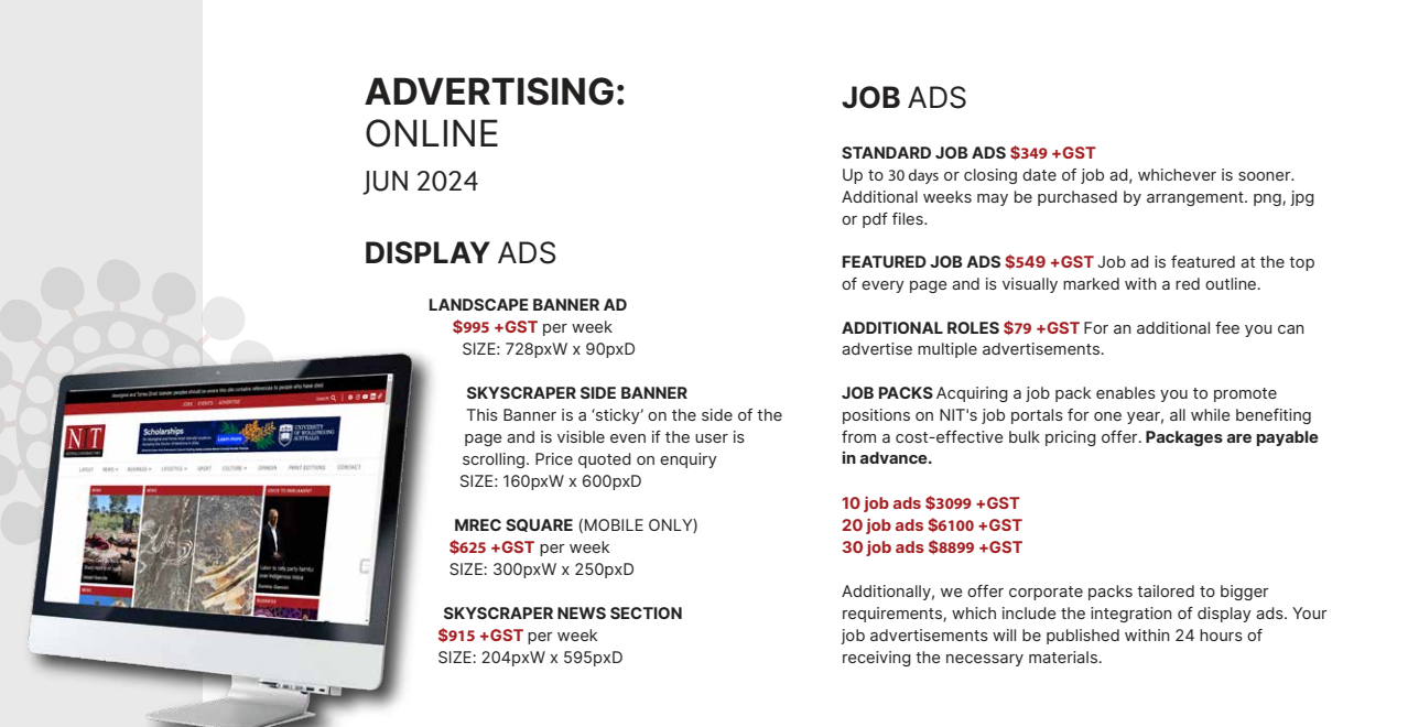 Job Advertisement Rates